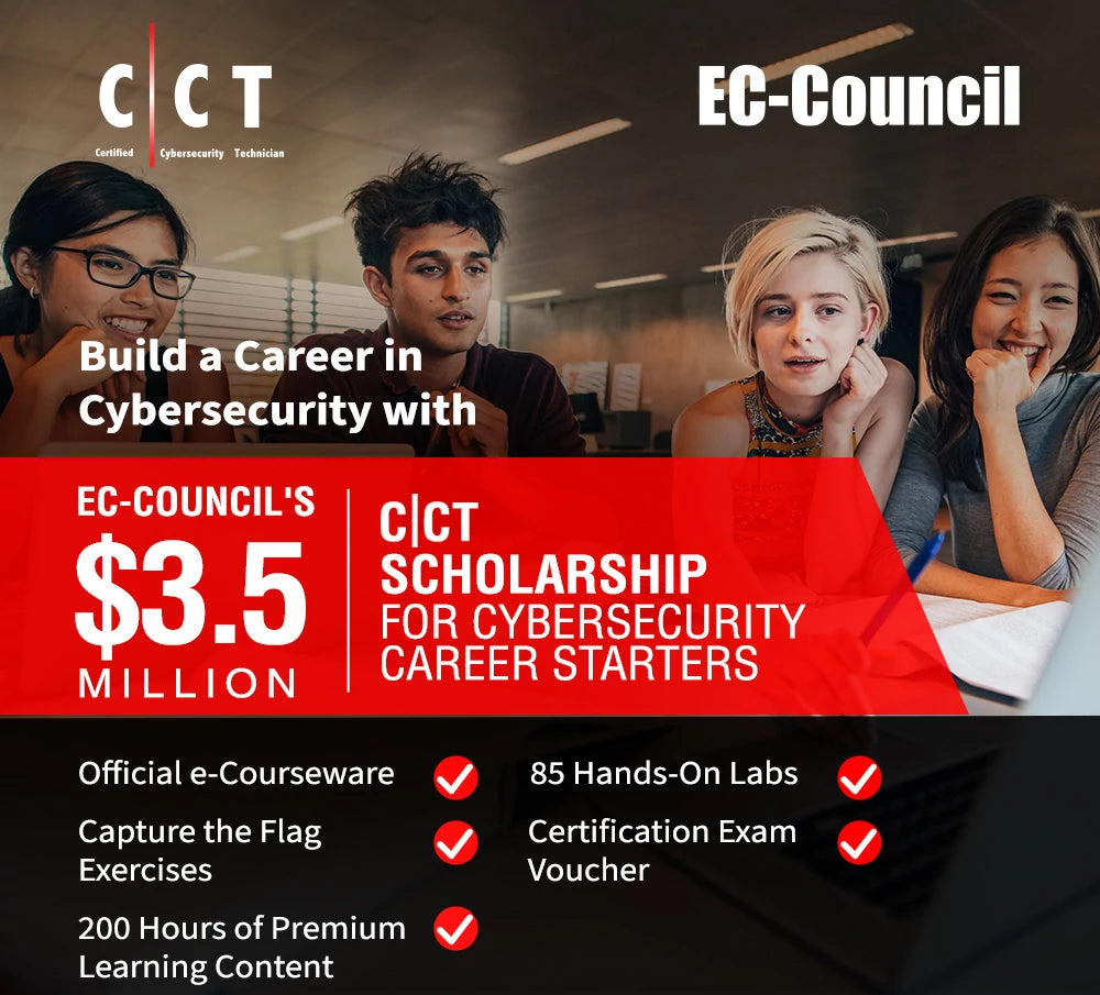 EC-Council x Wissen Certified Cybersecurity Technician (CCT) Scholarship